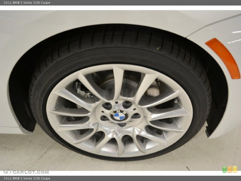 2011 BMW 3 Series 328i Coupe Wheel and Tire Photo #49910336