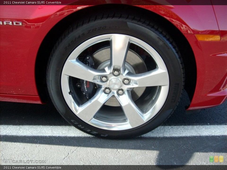 2011 Chevrolet Camaro SS/RS Convertible Wheel and Tire Photo #49911345