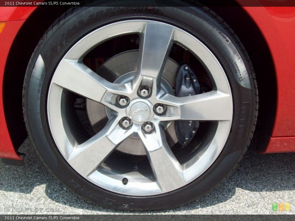 2011 Chevrolet Camaro SS/RS Convertible Wheel and Tire Photo #49915470
