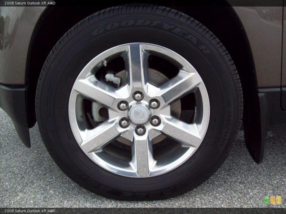 2008 Saturn Outlook XR AWD Wheel and Tire Photo #49916133