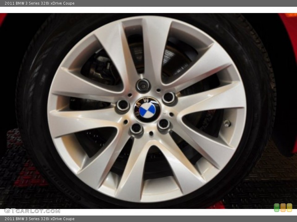 2011 BMW 3 Series 328i xDrive Coupe Wheel and Tire Photo #49916379