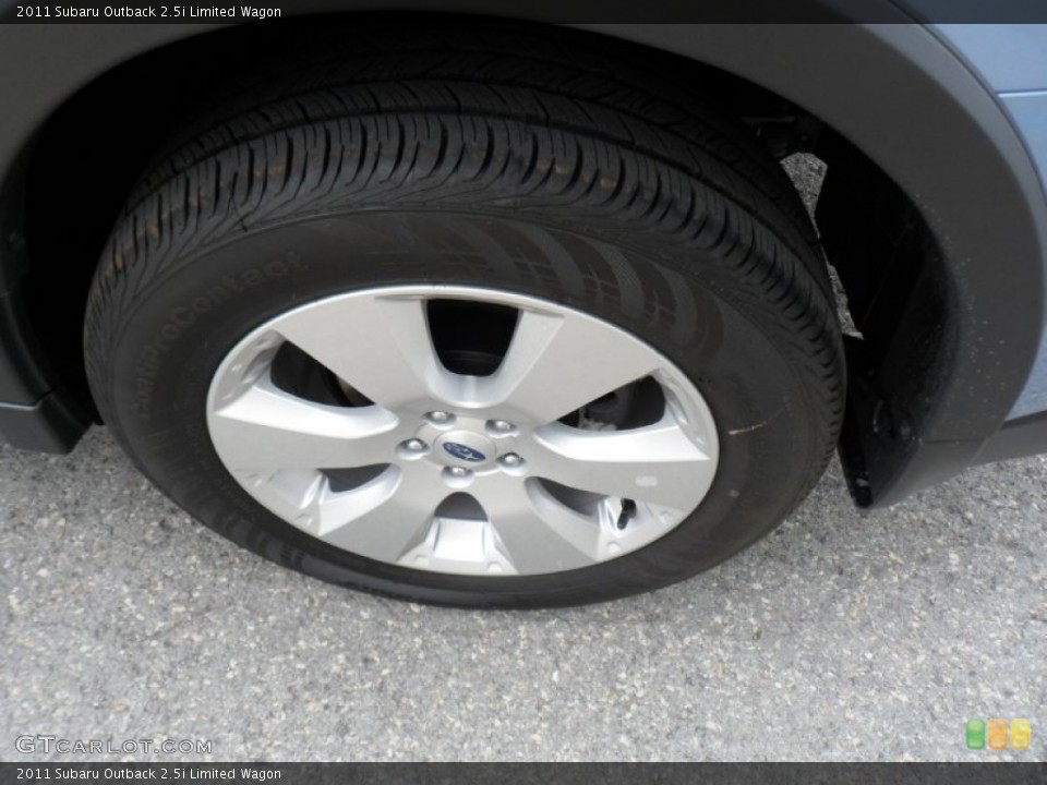 2011 Subaru Outback 2.5i Limited Wagon Wheel and Tire Photo #49919646