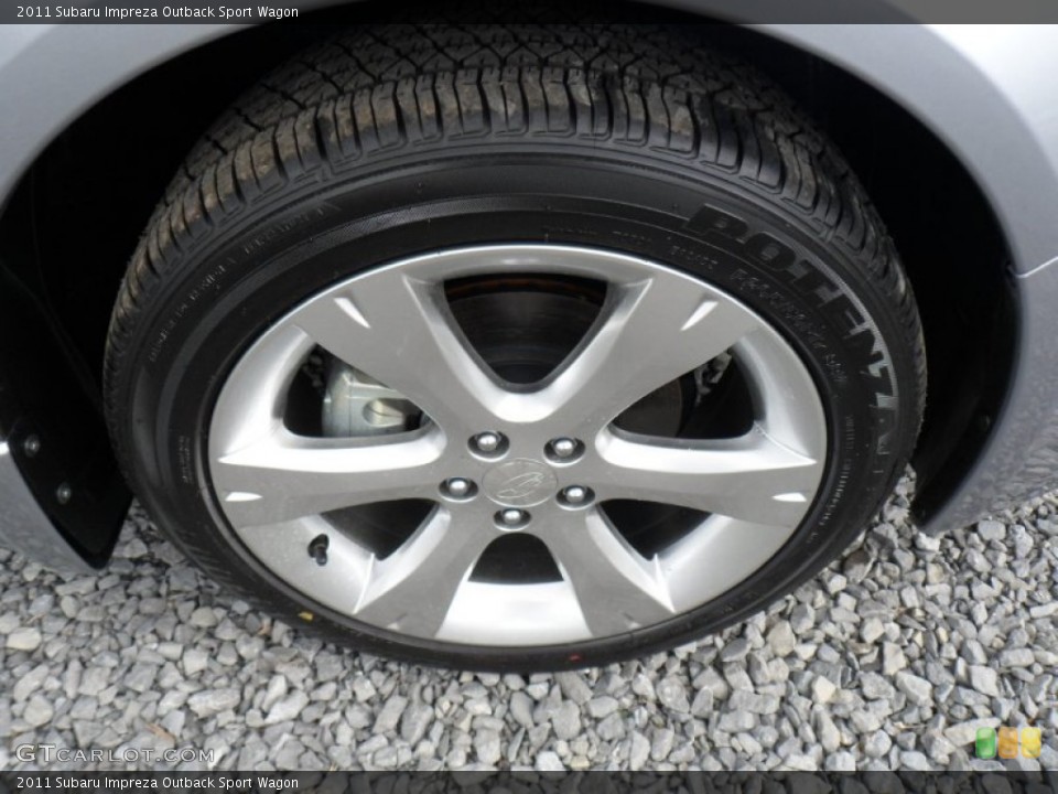 2011 Subaru Impreza Outback Sport Wagon Wheel and Tire Photo #49919950