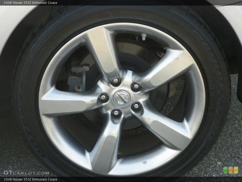 2008 Nissan 350Z Enthusiast Coupe Wheel and Tire Photo #49927908