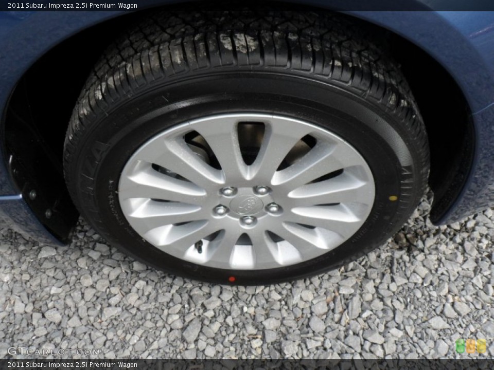 2011 Subaru Impreza 2.5i Premium Wagon Wheel and Tire Photo #49932627