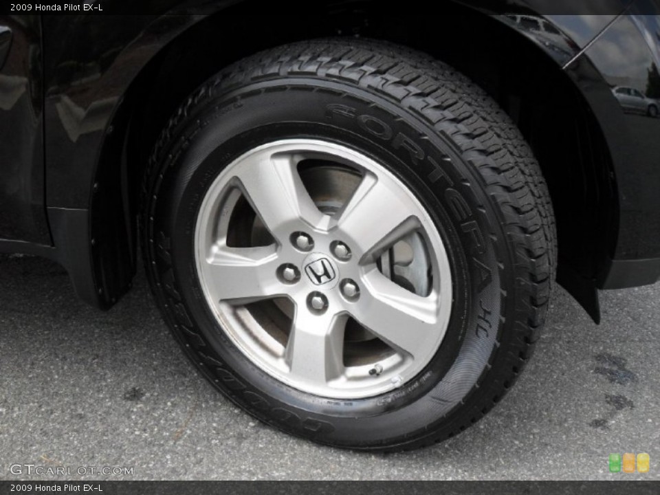 2009 Honda Pilot EX-L Wheel and Tire Photo #49932837