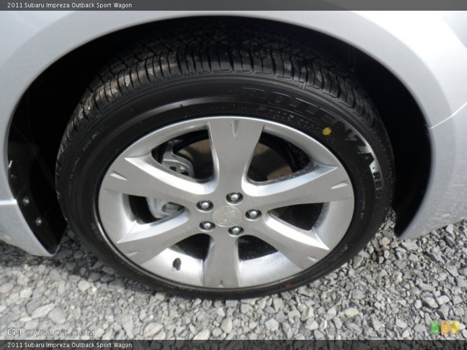 2011 Subaru Impreza Outback Sport Wagon Wheel and Tire Photo #49932921