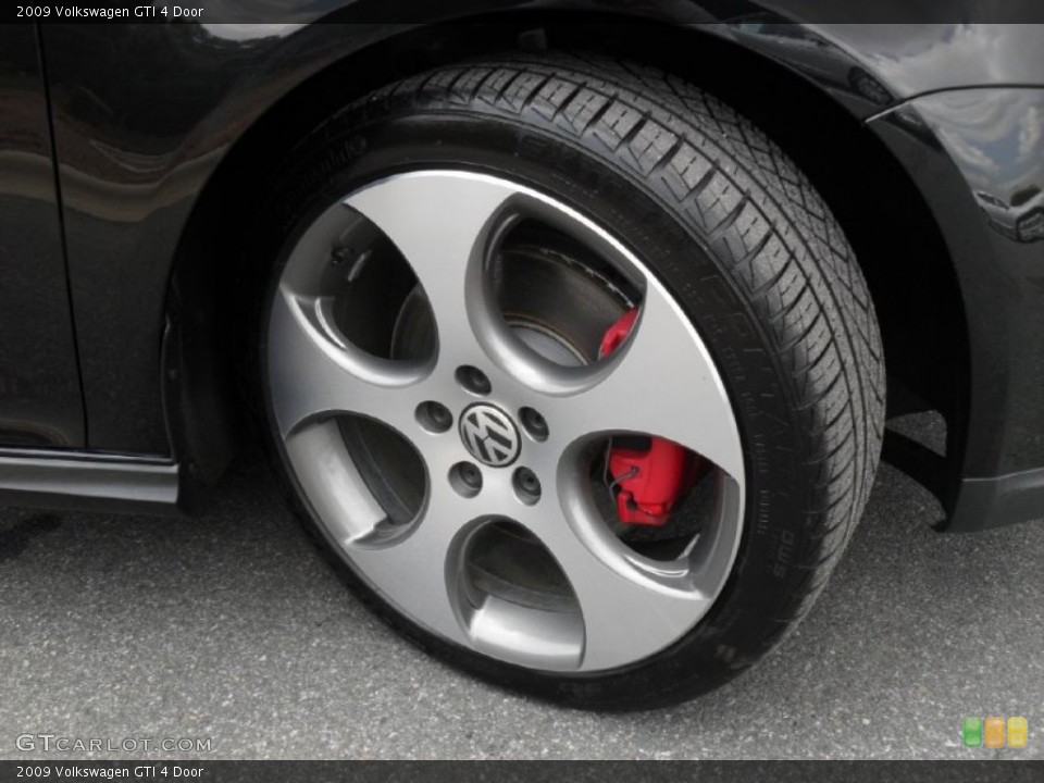 2009 Volkswagen GTI 4 Door Wheel and Tire Photo #49934682