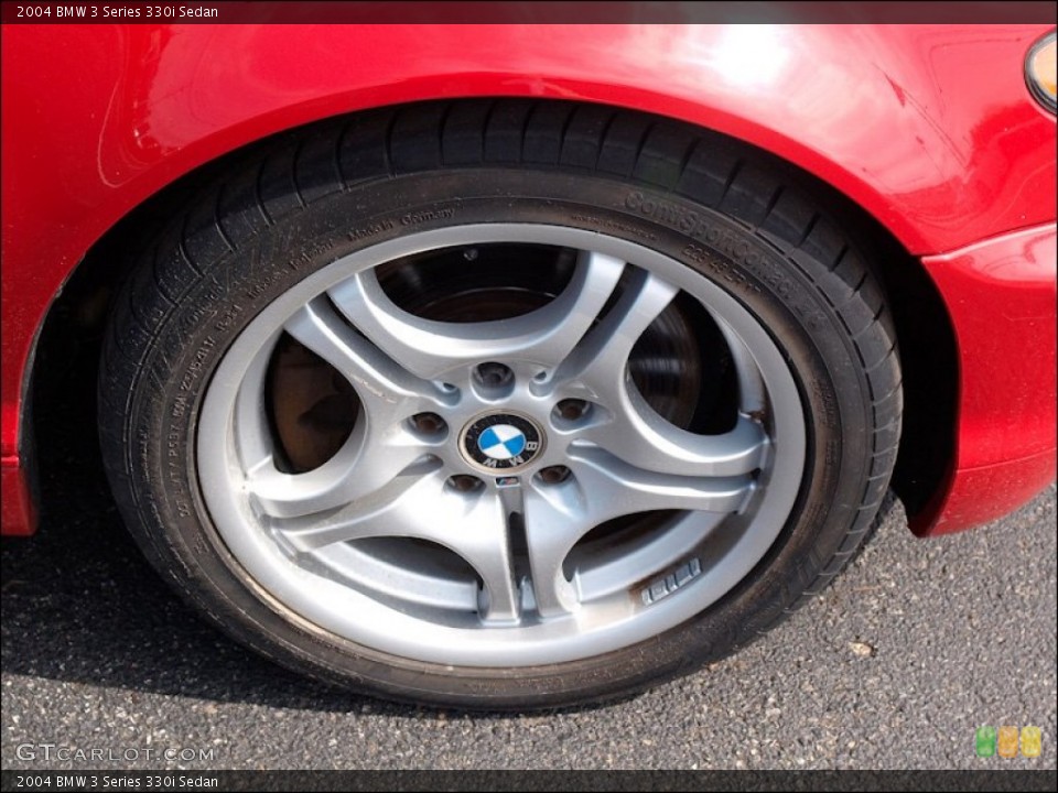 2004 BMW 3 Series 330i Sedan Wheel and Tire Photo #49935177