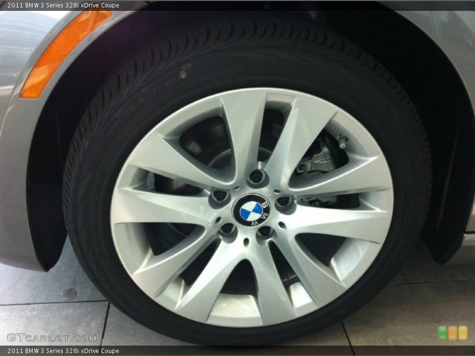 2011 BMW 3 Series 328i xDrive Coupe Wheel and Tire Photo #49935486