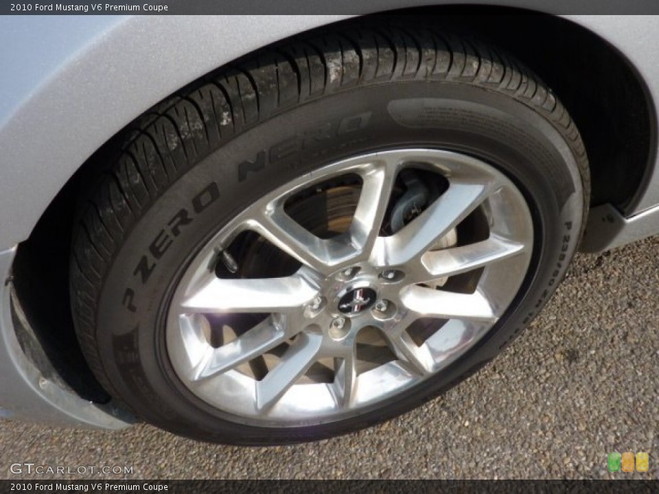 2010 Ford Mustang V6 Premium Coupe Wheel and Tire Photo #49935702