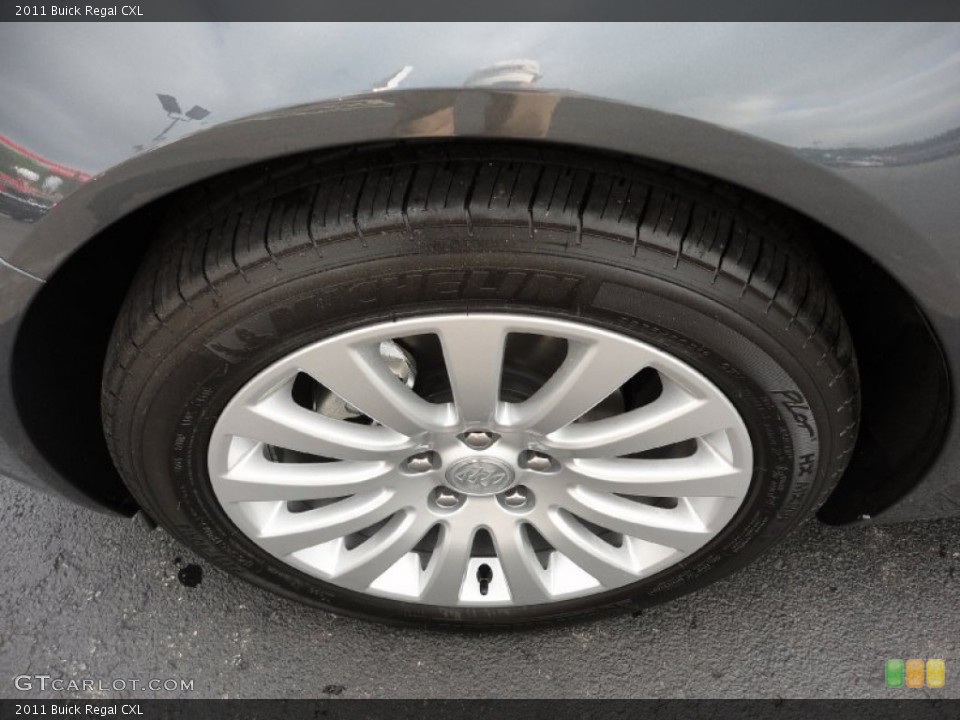 2011 Buick Regal CXL Wheel and Tire Photo #49939802