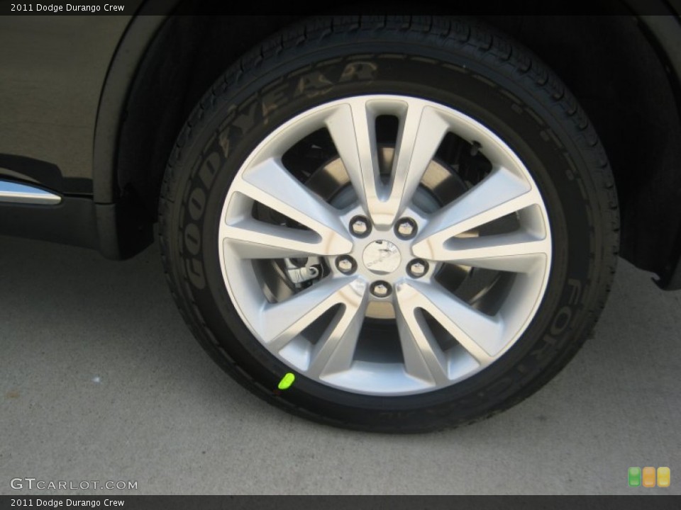 2011 Dodge Durango Crew Wheel and Tire Photo #49940432