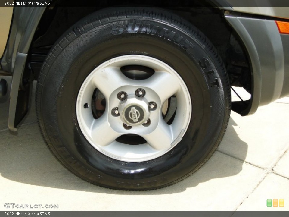 2002 Nissan Xterra SE V6 Wheel and Tire Photo #49948193