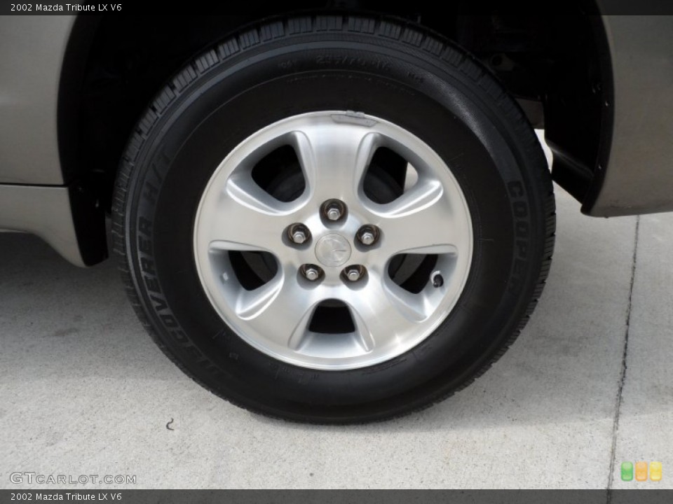 2002 Mazda Tribute LX V6 Wheel and Tire Photo #49949000