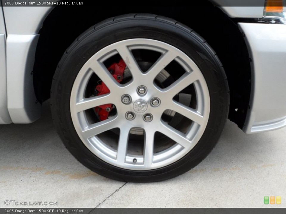 2005 Dodge Ram 1500 SRT-10 Regular Cab Wheel and Tire Photo #49949690