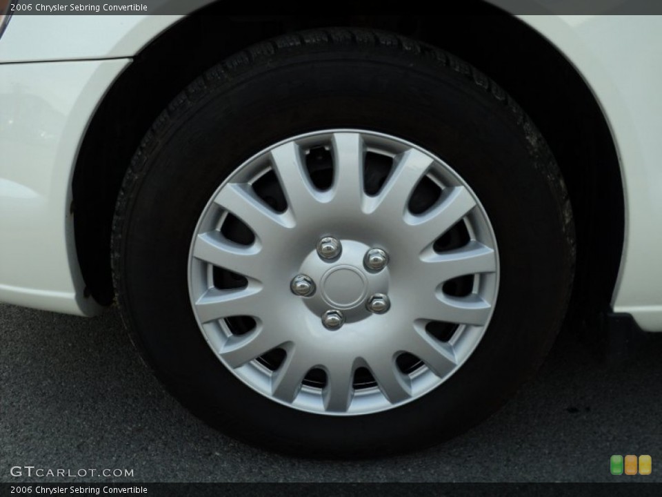 2006 Chrysler Sebring Convertible Wheel and Tire Photo #49952099