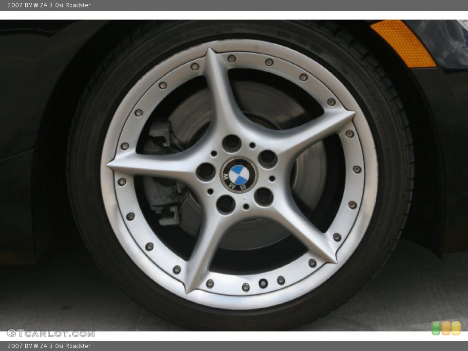 2007 BMW Z4 3.0si Roadster Wheel and Tire Photo #49977321