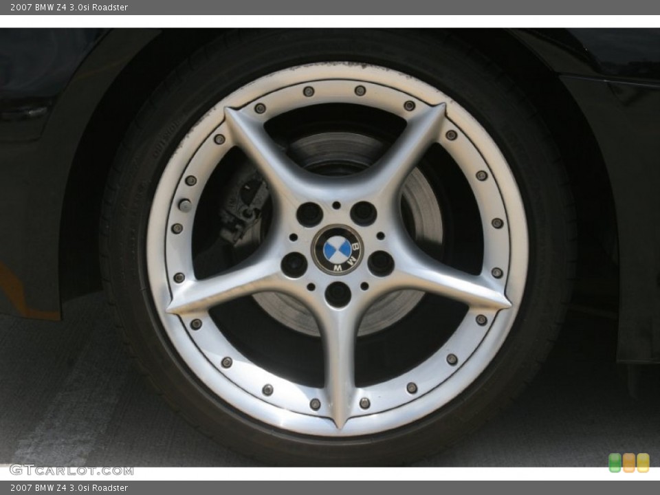 2007 BMW Z4 3.0si Roadster Wheel and Tire Photo #49977333