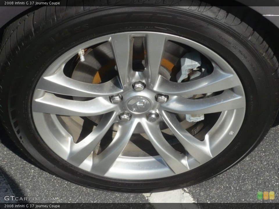 2008 Infiniti G 37 Journey Coupe Wheel and Tire Photo #49979307