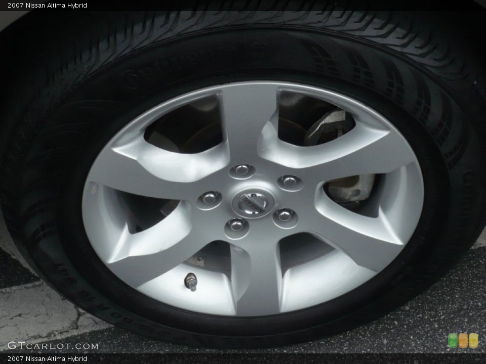 2007 Nissan Altima Hybrid Wheel and Tire Photo #49979958