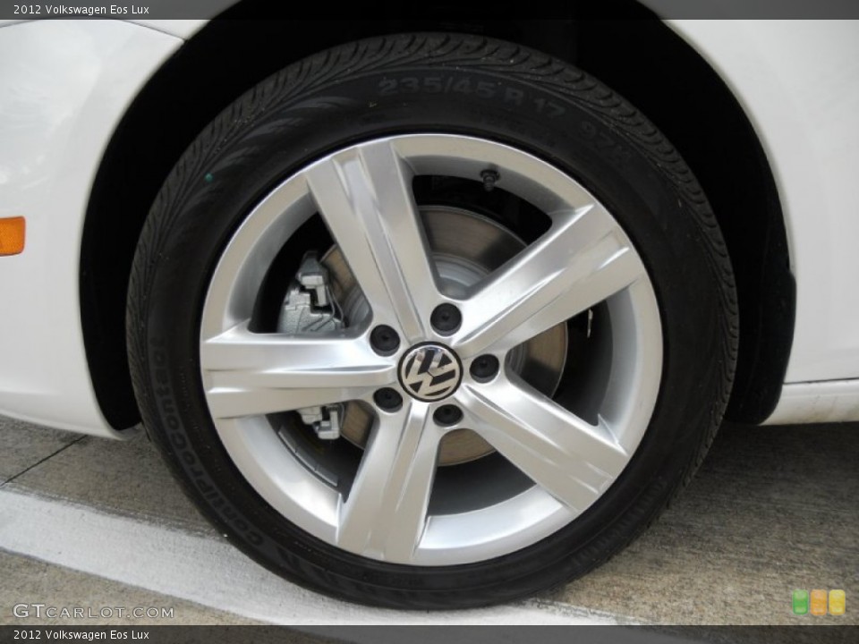 2012 Volkswagen Eos Lux Wheel and Tire Photo #49984050