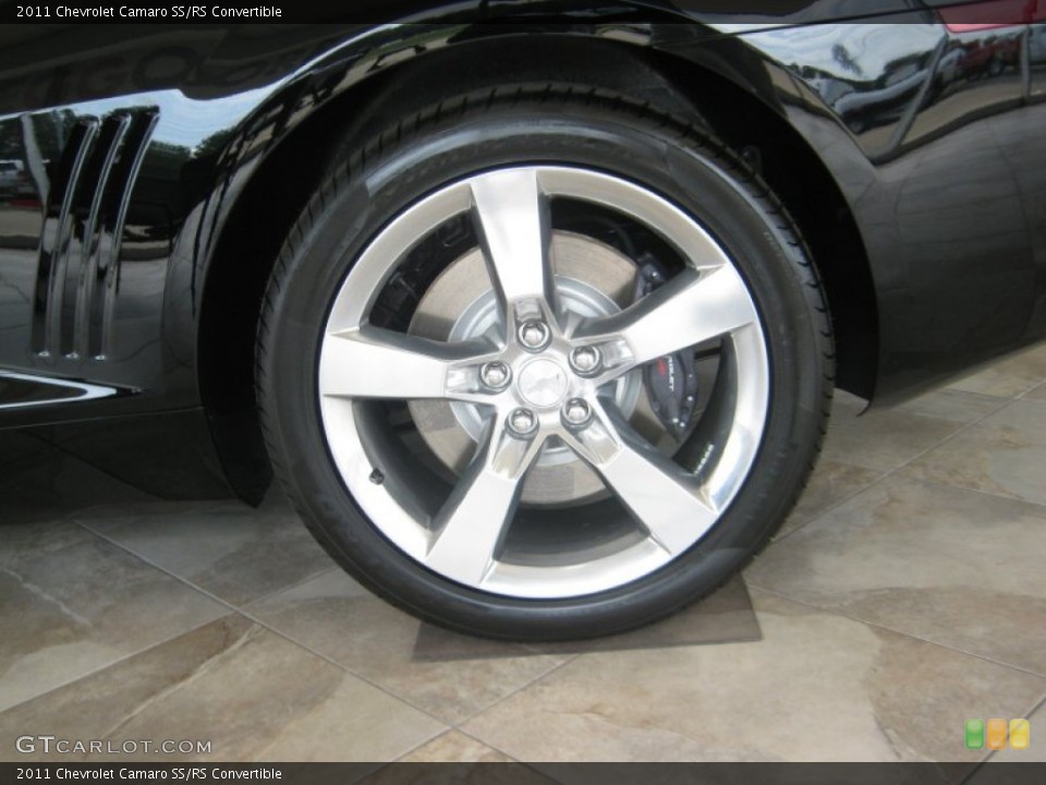 2011 Chevrolet Camaro SS/RS Convertible Wheel and Tire Photo #49986834