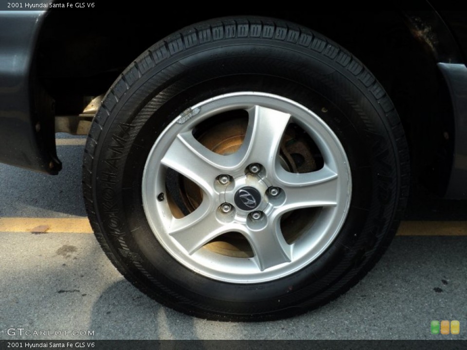 2001 Hyundai Santa Fe GLS V6 Wheel and Tire Photo #49991299