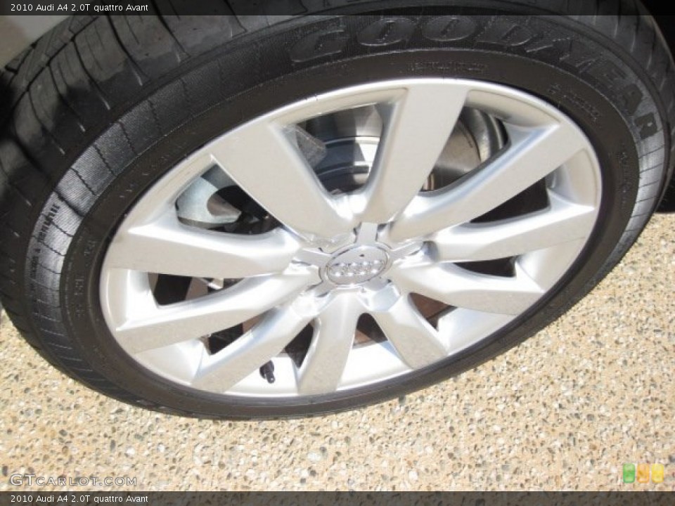 2010 Audi A4 2.0T quattro Avant Wheel and Tire Photo #49993780