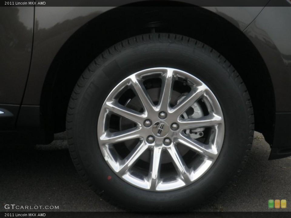 2011 Lincoln MKX AWD Wheel and Tire Photo #49997092