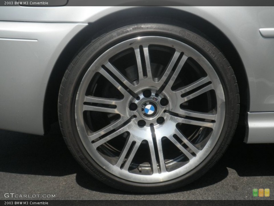 2003 BMW M3 Convertible Wheel and Tire Photo #49997320
