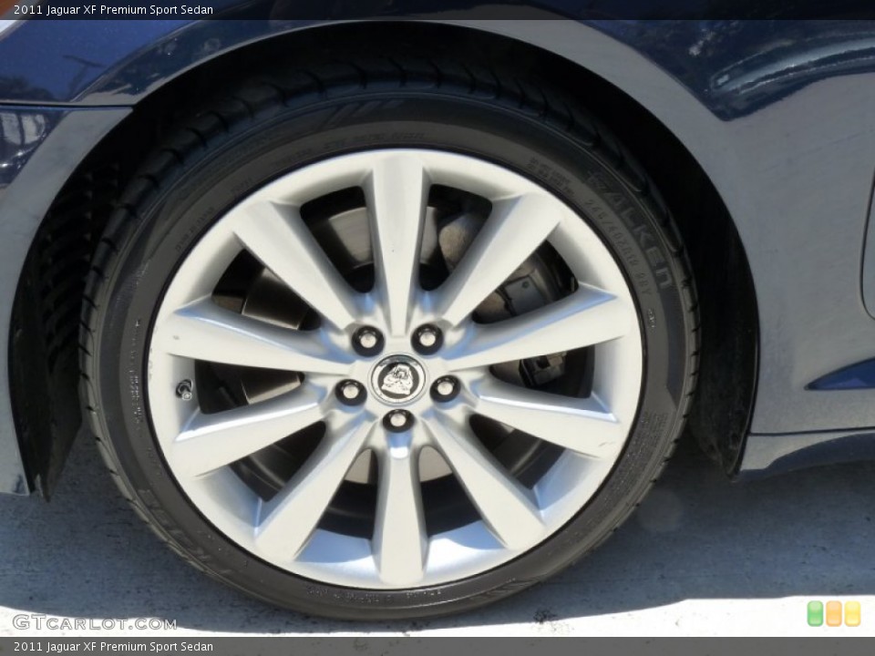 2011 Jaguar XF Premium Sport Sedan Wheel and Tire Photo #49999996