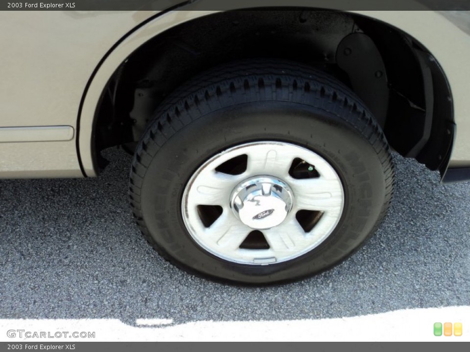 2003 Ford Explorer XLS Wheel and Tire Photo #50002255