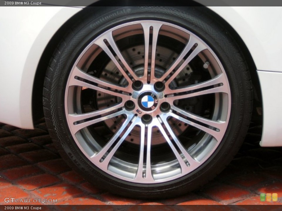 2009 BMW M3 Coupe Wheel and Tire Photo #50003872