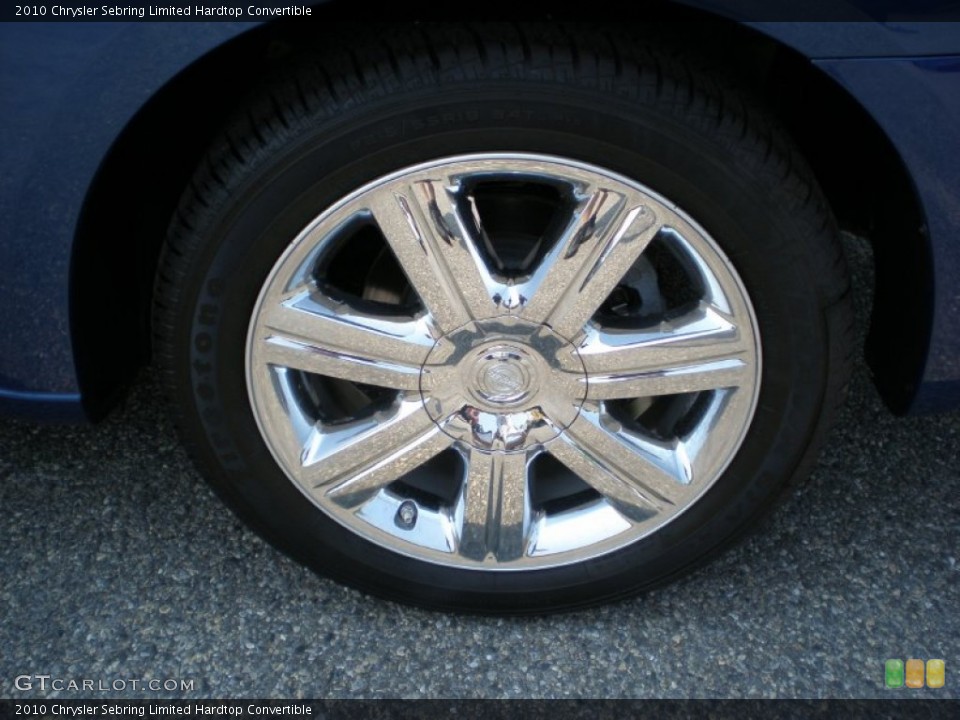 2010 Chrysler Sebring Limited Hardtop Convertible Wheel and Tire Photo #50006011