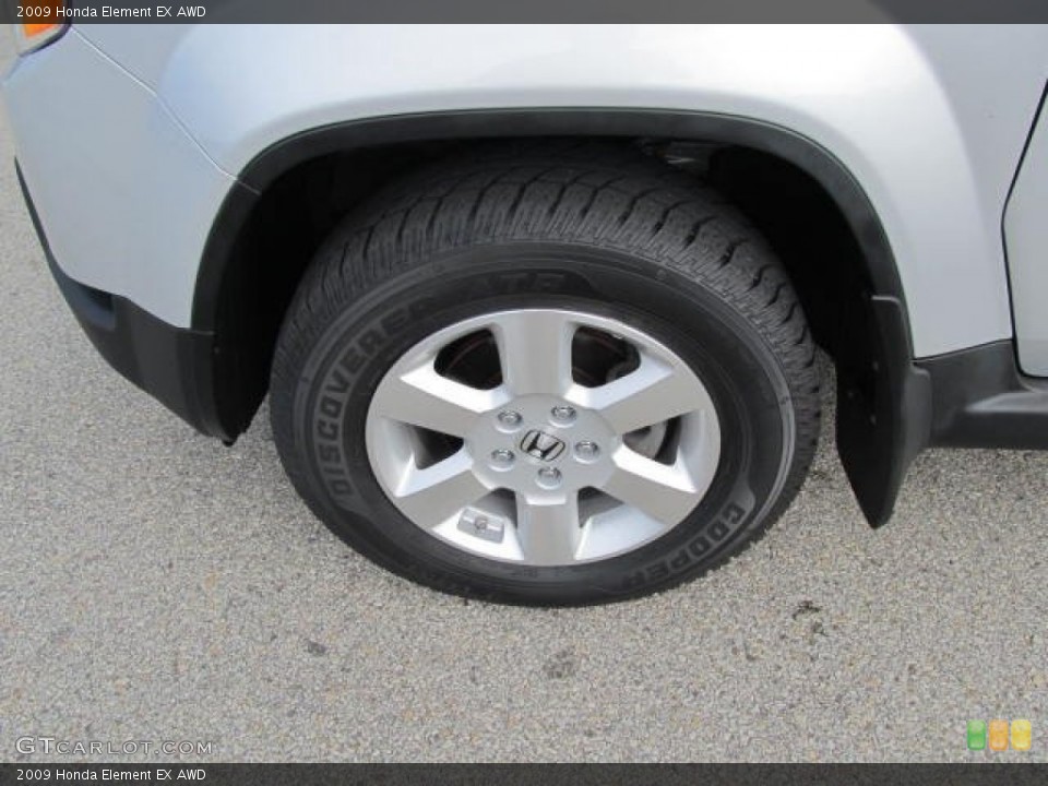 2009 Honda Element EX AWD Wheel and Tire Photo #50008570