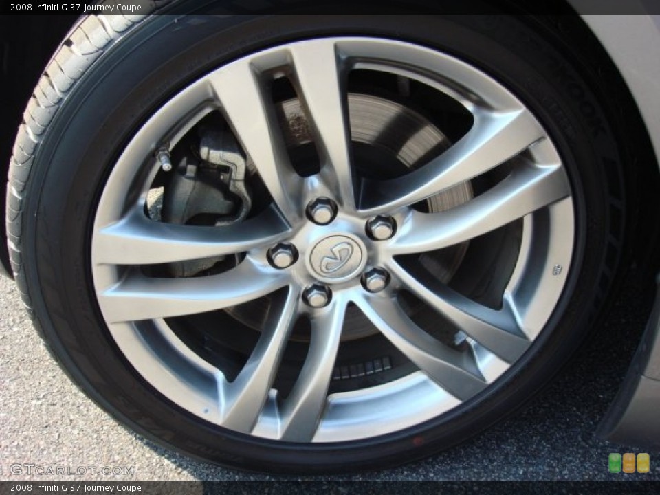 2008 Infiniti G 37 Journey Coupe Wheel and Tire Photo #50009242
