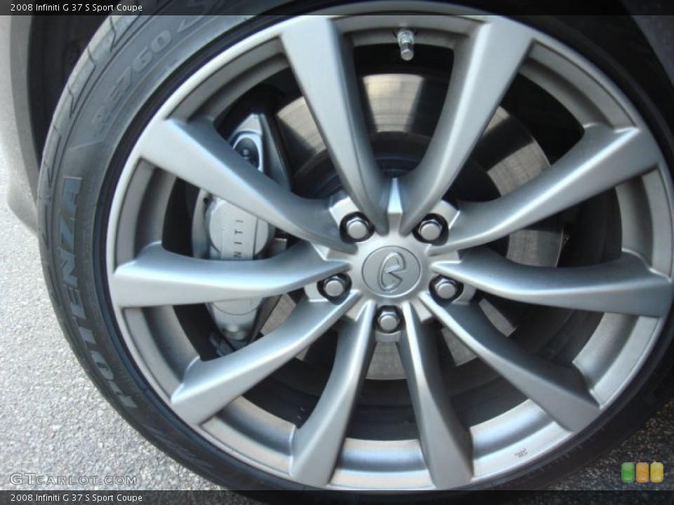 2008 Infiniti G 37 S Sport Coupe Wheel and Tire Photo #50010241