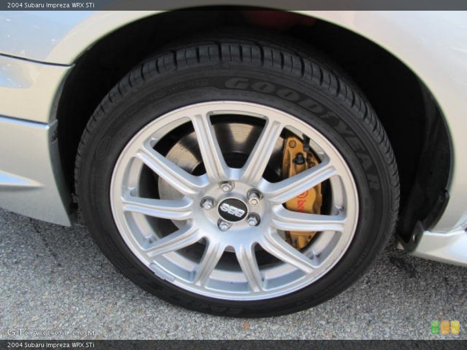 2004 Subaru Impreza WRX STi Wheel and Tire Photo #50010634
