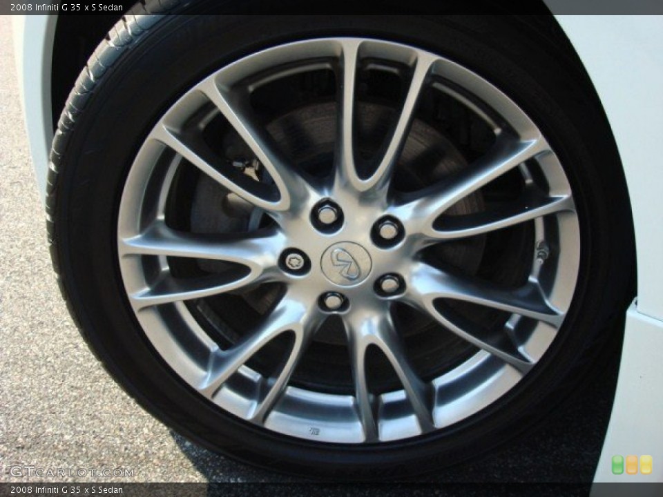 2008 Infiniti G 35 x S Sedan Wheel and Tire Photo #50011435