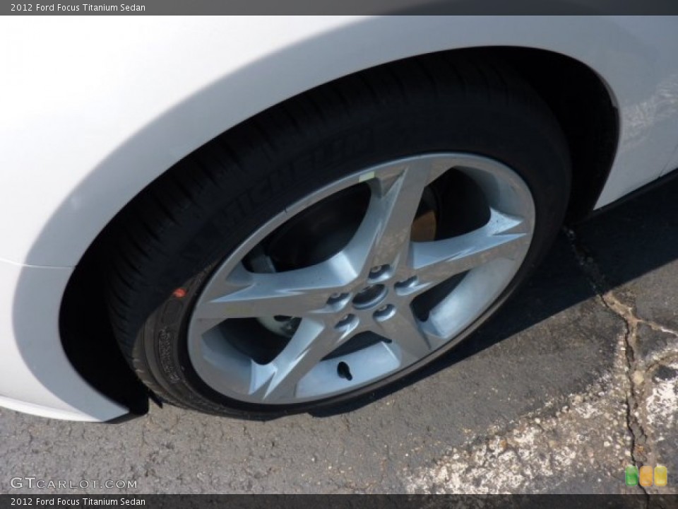 2012 Ford Focus Titanium Sedan Wheel and Tire Photo #50014153