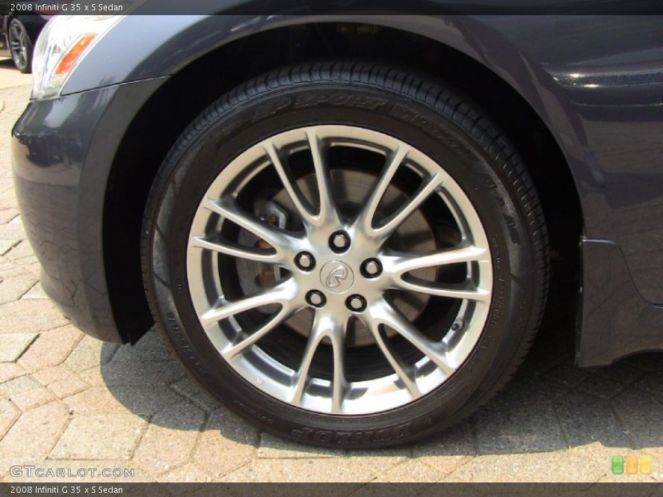 2008 Infiniti G 35 x S Sedan Wheel and Tire Photo #50014177