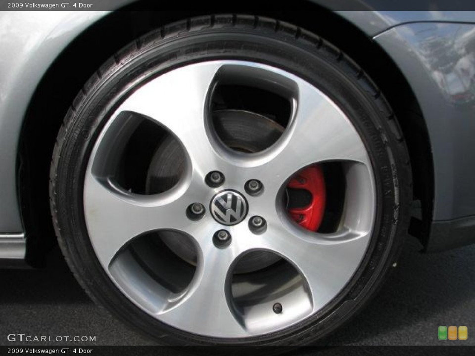 2009 Volkswagen GTI 4 Door Wheel and Tire Photo #50015128