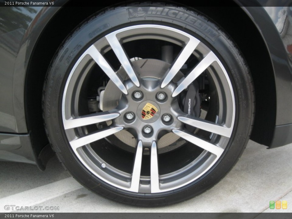 2011 Porsche Panamera V6 Wheel and Tire Photo #50021809