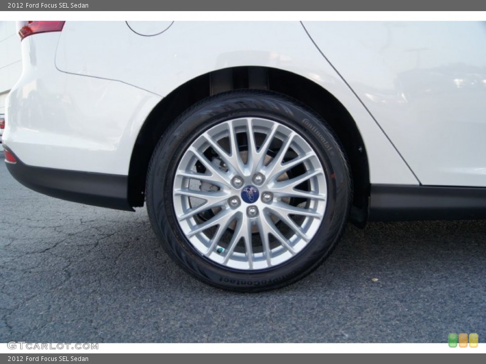 2012 Ford Focus SEL Sedan Wheel and Tire Photo #50023534
