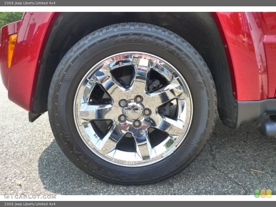 2009 Jeep Liberty Limited 4x4 Wheel and Tire Photo #50028211