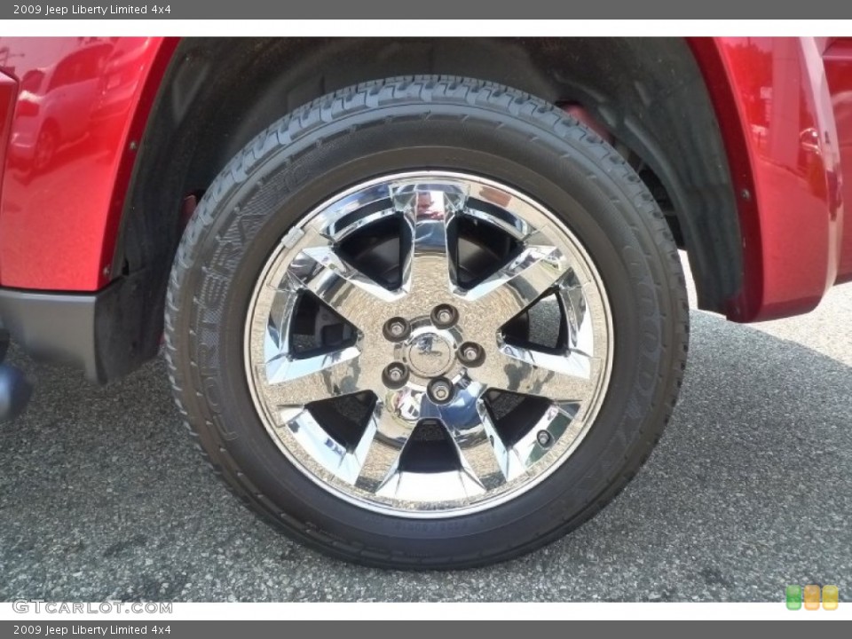 2009 Jeep Liberty Limited 4x4 Wheel and Tire Photo #50028226