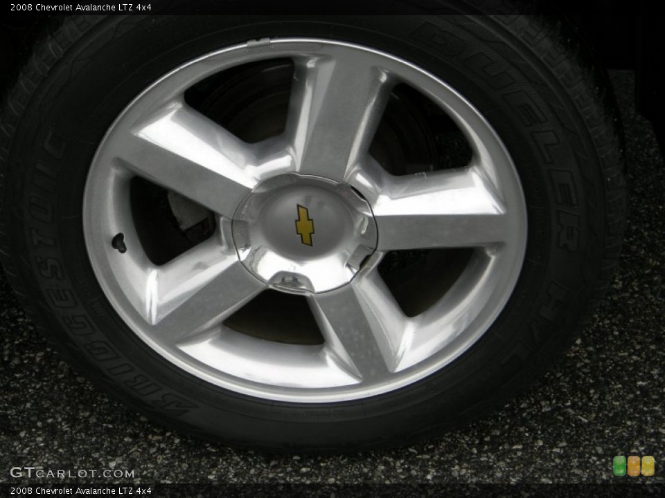 2008 Chevrolet Avalanche LTZ 4x4 Wheel and Tire Photo #50031034