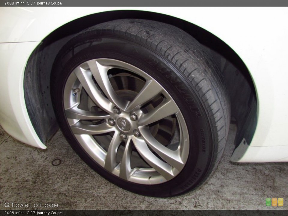 2008 Infiniti G 37 Journey Coupe Wheel and Tire Photo #50044191