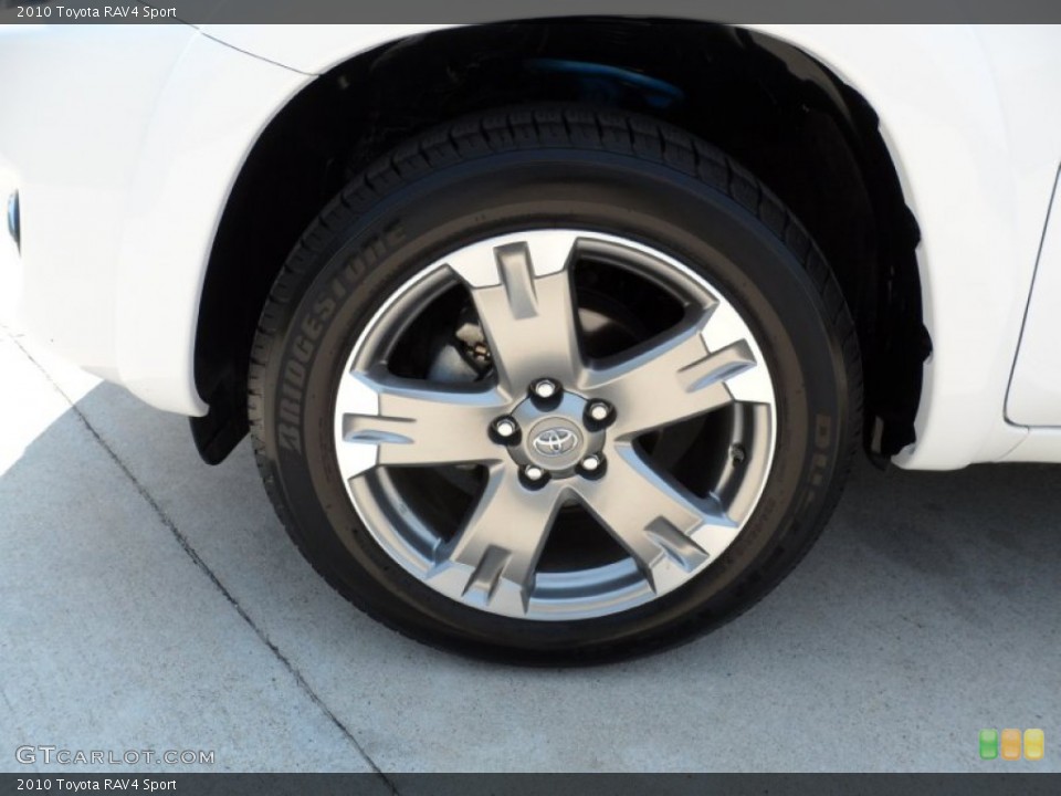 2010 Toyota RAV4 Sport Wheel and Tire Photo #50047242